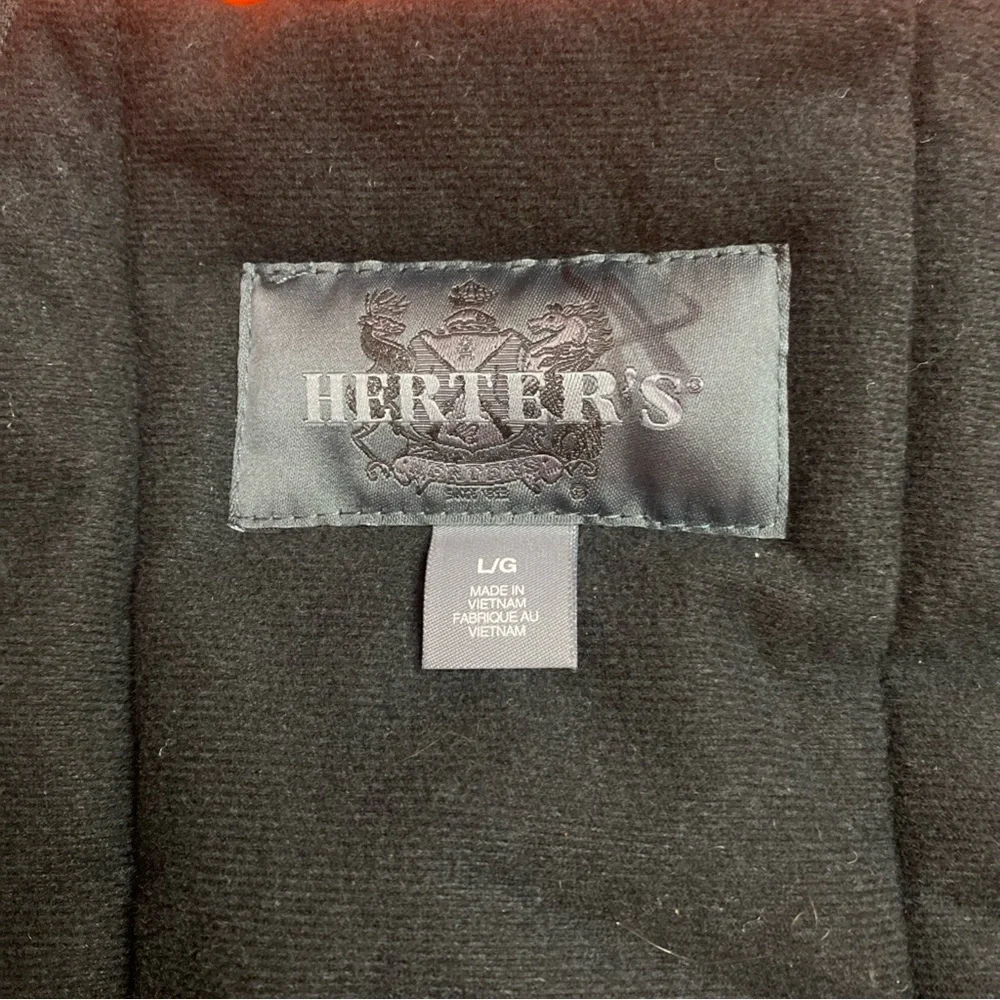 Cabela’s Herters Blaze Orange Insulated Hooded Hunting Coat Size Large - Picture 3 of 6